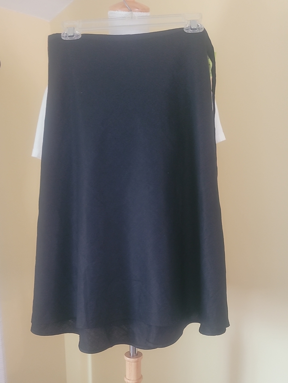 Max Studio Black Linen Skirt
